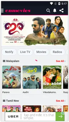 Onmovies App android App screenshot 1