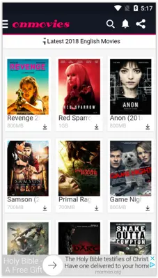 Onmovies App android App screenshot 2