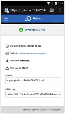 Onmovies App android App screenshot 5